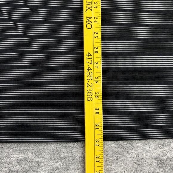 Nike Golf Polo Shirt Mens 2XL Black White Stripe Dri Fit Dry 274038-010 - Picture 10 of 13